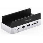 Orico MiniDock Vertical Mac Mini 4 Dock Stand with builit in 4TB SSD (Dock Stand Only - Mac Mini not Included)
