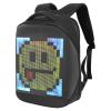 BIOSLED LOY Customizable LED Display Laptop Backpack Programmable DIY Text / Emojis / Picture & Animation - 64x64 Dot Matrix - Cyclists Scooter Commute - Travel use