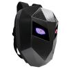 BIOSLED LOY Knight LED Display Motorcycle Backpack - Capacity Full Face Helmet - Carbon Fiber Textured Surface Hard Shell Case - Programmable DIY Text, Image & animation - Cyclists Scooter Commute use BIOSLED LOY Knight LED Display Motorcycle Backpack - Capacity Full Face Helmet - Carbon Fiber Textured Surface Hard Shell Case - Programmable DIY Text, Image & animation - Cyclists Scooter Commute use