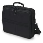 Dicota Eco Multi Plus Carry Bag / Case for 15.6" Laptops - Black with Shoulder Strap - Suitable for Business Travel