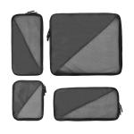 Generation Earth Evol EVACC5 Recycled Packing Cubes - Set 4 - Black