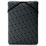 HP Reversible Protective Laptop Sleeve for up to 14"-14.1" Notebook - Black / Geo