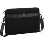 Rivacase Antishock Laptop Sleeve with Shoulder Strap for 13.3" Laptops - Black Fits MacBook Pro 14