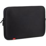 Rivacase Antishock Laptop Sleeve for 13.3" MacBook - Black Memory Foam for Ultimate Protection - Also Fit Ultrabooks & Tablets