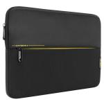 Targus CityGear Laptop Sleeve for 14" Notebook / Macbook - Black - Zipped front pocket for storage - Suitable for Business