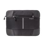 Targus Bex II Sleeve for 11.6"-12.1" Laptops - Black with Black Trim Lightweight - Topload Access