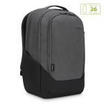 Targus Cypress EcoSmart 15.6" Hero Backpack - Grey Made from Recycled Water Bottles - This Pack Delivers Practical Protection in an Eco-Conscious Design