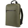 Tucano GOMMO Backpack for Laptop 15.6" Macbook Pro 16" - Military Green Rubberized Material - Breathable Mesh Back - Trolley strap