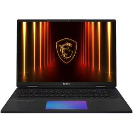MSI Titan 18 HX AI A2XWJG-625NZ NVIDIA RTX 5090 Gaming Laptop 18" UHD+ MiniLED 120Hz Intel Core Ultra 9 285HX - 128GB RAM - 6TB SSD - Win 11 Pro - AX Wi-Fi 7 + BT5.4 - Per-Key RGB Keyboard - 2Y Warranty