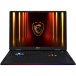 MSI Raider 18 HX AI A2XWIG-696NZ NVIDIA RTX 5080 Gaming Laptop 18" UHD+ MiniLED 120Hz Intel Core Ultra 9 285HX - 64GB RAM - 2TB SSD - Win 11 Pro - BE Wi-Fi 7 + BT5.4 - RGB Keyboard - 2Y Warranty