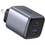 UGREEN Nexode 35W Dual Ports GaN Wall Power Charger - 1x USB-C 25W Max & 1x USB-A Port 7.5W Max