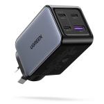 UGREEN Nexode Pro 65W Quad Ports GaN Fast Wall Power Charger - 1x USB-A & 3x USB-C - For Laptops, Samsung Galaxy, iPhone & iPad