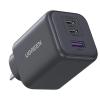 UGREEN 45W Triple Ports GaN Fast Wall Charger PD3.0 Compact Power Adapter - 1x USB-A & 2x USB-C - For MacBook Air, iPad Pro, iPhone 17 Pro Max/iPhone Air/16/15, Galaxy S25 Ultra (PPS 45W), Pixel 10 Pro XL