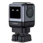 UGREEN Nexode 65W Triple Ports GaN Fast Wall Power Charger Robot Shape - 1x USB-A & 2x USB-C - For MacBook Pro, iPhone 17 Pro Max/16, Galaxy S25 Ultra(PPS 45W), Pixel 10, Steam Deck, ROG Ally