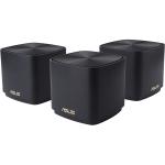ASUS ZenWiFi XD4S (AX1800) Dual-Band WiFi 6 Whole Home Mesh System - Black - 3 Pack 2x 1GbE