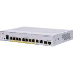 Cisco Business 250 Series Smart Switch 8-port GE, PoE, Ext PS, 2x1G Combo
