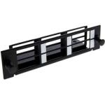 Dynamix FPP-SCD6 SC Duplex/LC Quad 6 Port     Plate Unloaded, 2 Tier Screwless  Design, Black Colour. ForUse