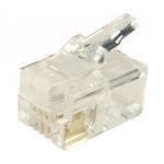 Dynamix RJ-14 Plug 200pc Jar        4P4C Modular Plug. 6 micron.