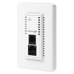 Edimax IAP1200  AC1200 In-Wall Dual-Band     PoE Access Point. 802.11acHighspeeddual-band.In-walldesign with easy install kit. High density BYOE usage. Seamless mobility.