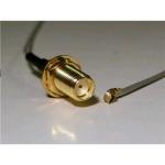 HyperLink Technologies P-34 SMA Female Bulkhead to U.FL 20cm Pigtail