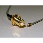 HyperLink Technologies P-34 SMA Female Bulkhead to U.FL 20cm Pigtail