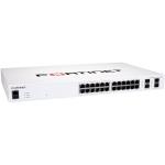 Fortinet FS-124F-POE Ethernet Switch 24 Ports-10 Gigabit Ethernet - 10/100/1000Base-T, 10GBase-X - 2 Layer