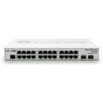 MikroTik CRS326-24G-2S+IN Cloud Router Switch 326-24G-2S+IN 800 MHz CPU, 512MB RAM, 24xGigabit LAN,2xSFP+ cage,  RouterOS L5 or SwitchOS (dual boot), PSU