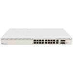 MikroTik CRS320-8P-8B-4S+RM 16 Port Gigabit PoE Switch (8x 802.3af/at and 8x802.3af/at/bt compliant) with 4 SFP+ Fiber Uplink Ports