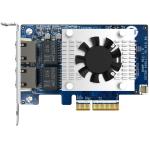 QNAP Dual-port 10GbE Network Adaptor expansion card, PCIe Gen3 x4, all NAS with  a PCIe slot, Low-profile  Bracket included