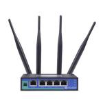 Robustel B070702 4G LTE Router Dual SIM - 5x Ethernet - WiFi - Flexible 9-36V DC Power In