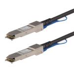 StarTech.com Juniper QFX-QSFP-DAC-3M Compatible 40G QSFP+ Direct Attach Copper (DAC) Cable - 3m Direct Attach Cable Twinax - 40GbE QSFP+ - 40 Gbps Low Power Passive Transceiver Module DAC