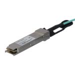 StarTech.com 40GbE - 40Gbps - QSFP+ AOC Cable - 7m (23ft) MSA Uncoded Compatible 40G QSFP+-QSFP+ AOC Cable - 40 GbE QSFP+ Active Optical Fiber / 40 Gbps QSFP Plus / Transceiver Module Cable