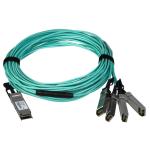 StarTech.com 40GbE - 40Gbps AOC Breakout Cable for Cisco QSFP-4X10G-AOC7M - 7m (23ft) 1x QSFP+ to 4x SFP+ AOC - 40GbE / 40Gbps QSFP Plus Transceiver Module Active Optical Fiber - Cisco C9300 C3850 Compatible