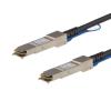 StarTech.com Cisco QSFP-H40G-CU0-5M Compatible 40GbE QSFP+ Passive Direct Attach Cable - 50cm Twinax - DAC - 40Gbps - Cisco Firepower C9200 Compatible