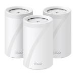 TP-Link Deco BE65 (BE11000) Tri-Band WiFi 7 Whole Home Mesh System - 3 Pack 2.5GbE x4 / USB 3.0 x1