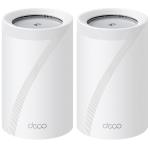 TP-Link Deco BE65 Pro (BE11000) Tri-Band WiFi 7 Whole Home Mesh System - 2 Pack 5GbE x2 / 2.5GbE x1 / USB 3.0 x1 / ExpertPick