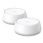TP-Link Deco BE25 (BE5000) Dual-Band WiFi 7 Whole Home Mesh System - 2 Pack 2.5GbE x2
