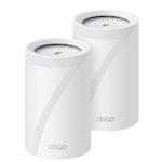 TP-Link Deco BE68 (BE14000) Tri-Band WiFi 7 Whole Home Mesh System - 2 Pack 10GbE x1 / 2.5GbE x1 / 1GbE x 1