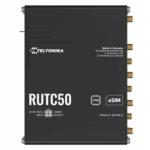 Teltonika RUTC50 V2 5G CAT19 AX2402 WiFi 6 Industrial Router GbE x 5 / SIM slot x 2  / Dual Band Wi-Fi / GNSS