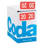 Codafile Year 2020 Label - 19mm - 500 Labels / Roll