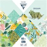 Clairefontaine C95353C Clairefontaine Origami Paper Exotic Freshness 15x15cm 60sh