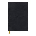 Clairefontaine 102946C Flying Spirit Leather Journal A5 Lined Black