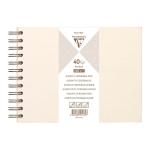 Clairefontaine 95435C Clairefontaine Hardcover Album 21x16cm Iridescent Ivory
