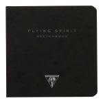 Clairefontaine 975806C Flying Spirit Sketch Book 10.5x10.5cm Black