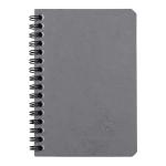 Clairefontaine 785965C Age Bag Spiral Notebook Pocket Lined Grey