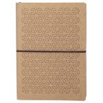 Ciak 8175CKV27C Ciak Vogue 12 x 17 cm Lined Notebook Tan Rhombus
