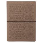Ciak 8175CKV33C Ciak Vogue 12 x 17 cm Lined Notebook Coffee Rhombus