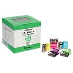 Clippie - Large Coloured - Box of 50 Slide Paper Clips