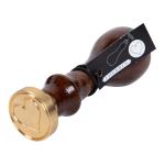 Herbin 40253T  Wooden Handle Round Seal Heart
