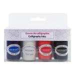 Herbin 11703T  Calligraphy Ink 15ml, Pack of 4